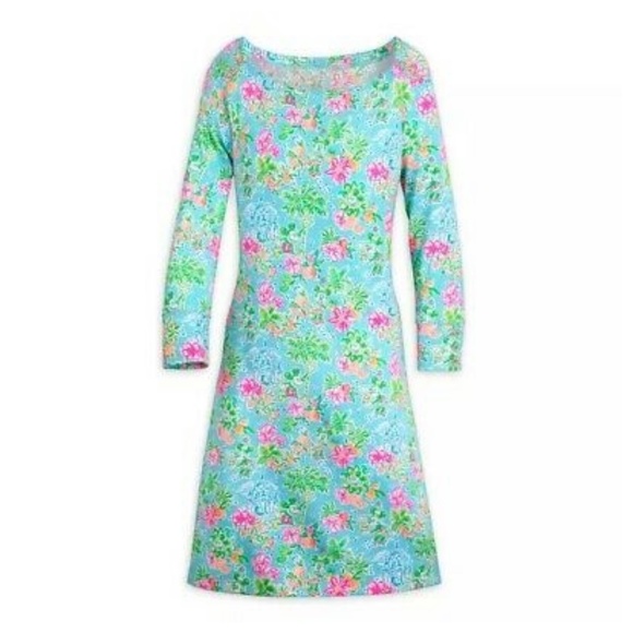 Disney Parks X Lilly Pulitzer Sophie Long Sleeve Dress M - Picture 1 of 1